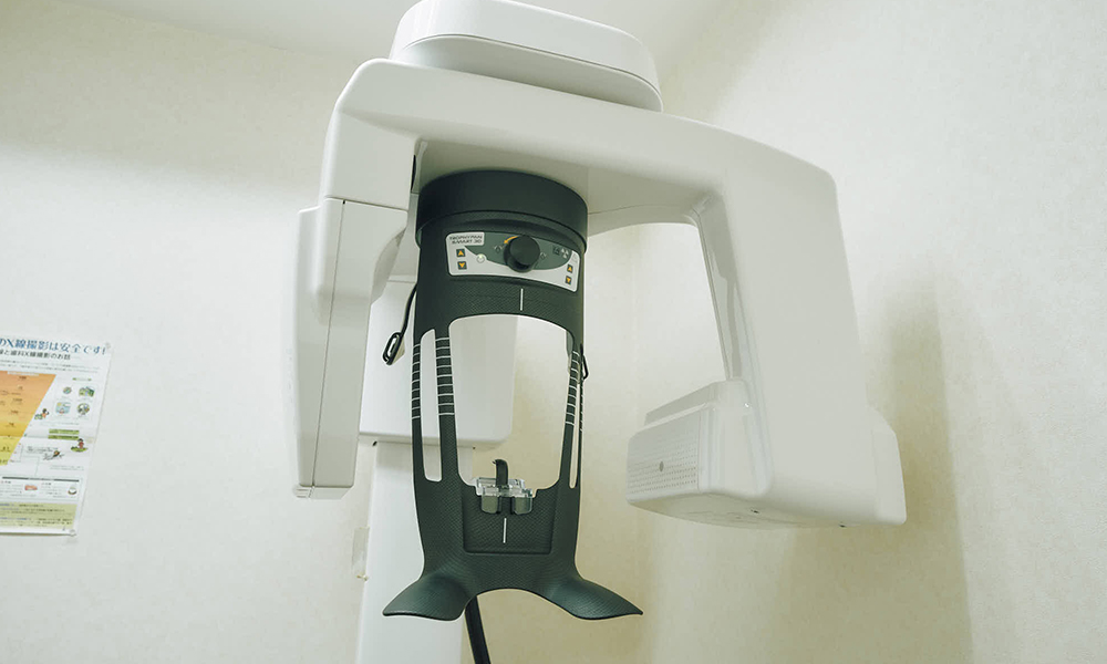 歯科用CTやレントゲンによる入念な事前検査